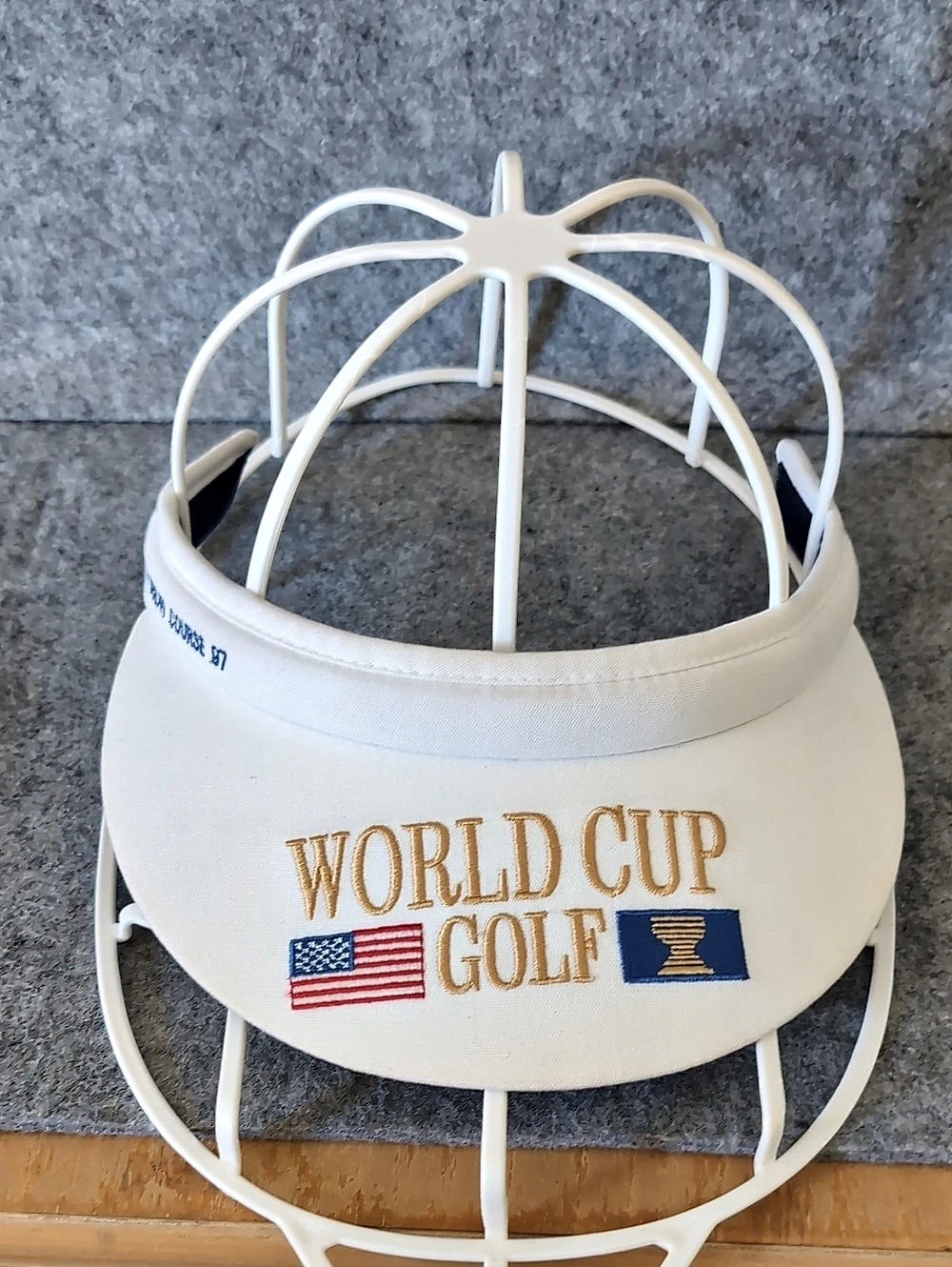 Kapalua World Cup Golf visor Golf Visor in White